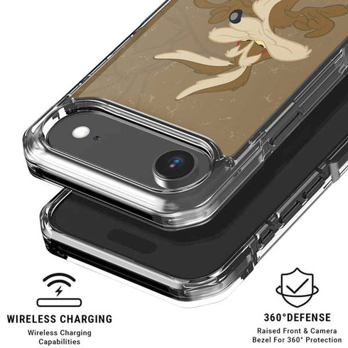 Looney Tunes Wile E Coyote Double iPhone 17 Air Clear Case