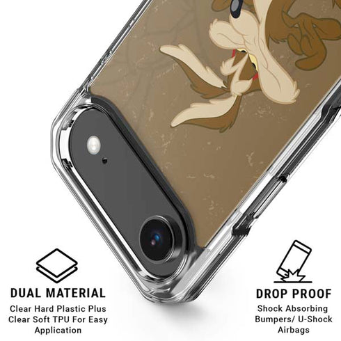 Looney Tunes Wile E Coyote Double iPhone 17 Air Clear Case