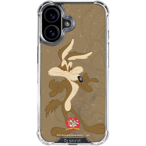 Looney Tunes Wile E Coyote Double iPhone 17 Clear Case