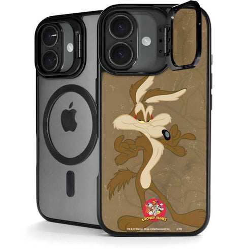 Looney Tunes Wile E Coyote Double iPhone 17 Kickstand Case