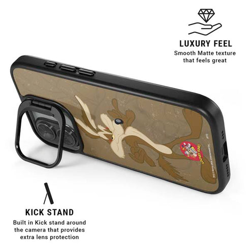 Looney Tunes Wile E Coyote Double iPhone 17 Kickstand Case