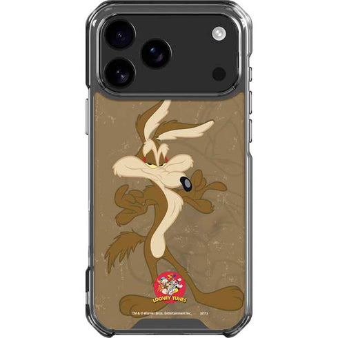 Looney Tunes Wile E Coyote Double iPhone 17 Pro Max Clear Case