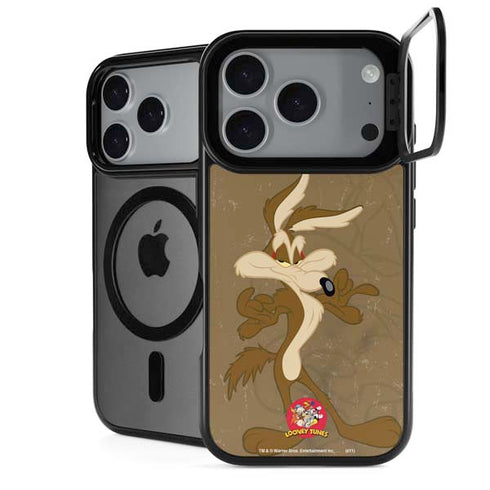Looney Tunes Wile E Coyote Double iPhone 18 Pro Kickstand Case