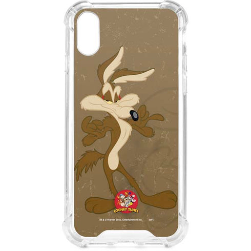 Looney Tunes Wile E Coyote Double iPhone XS Clear Case