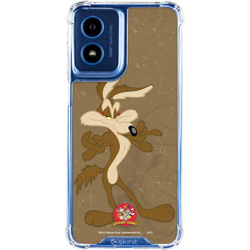 Looney Tunes Wile E Coyote Double Moto G 5G (2024) Clear Case