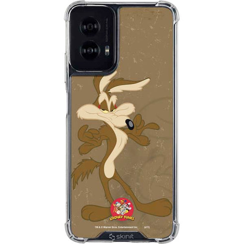 Looney Tunes Wile E Coyote Double Moto G Power 5G (2024) Clear Case