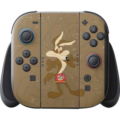 Looney Tunes Wile E Coyote Double Nintendo Switch 2 (2025) with Joy-Con Skin