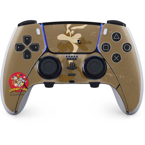 Looney Tunes Wile E Coyote Double PS5 DualSense Edge Pro Controller Skin