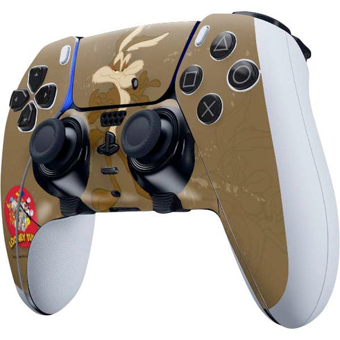 Looney Tunes Wile E Coyote Double PS5 DualSense Edge Pro Controller Skin