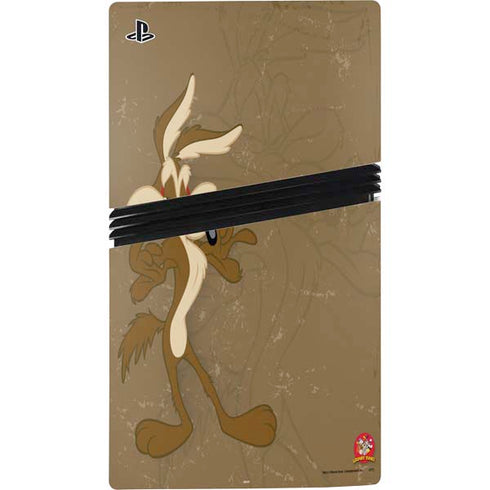 Looney Tunes Wile E Coyote Double PS5 Pro Console Skin