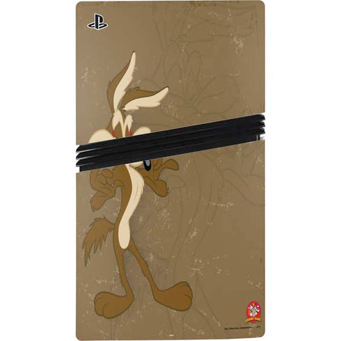 Looney Tunes Wile E Coyote Double PS5 Pro Disk Bundle Skin