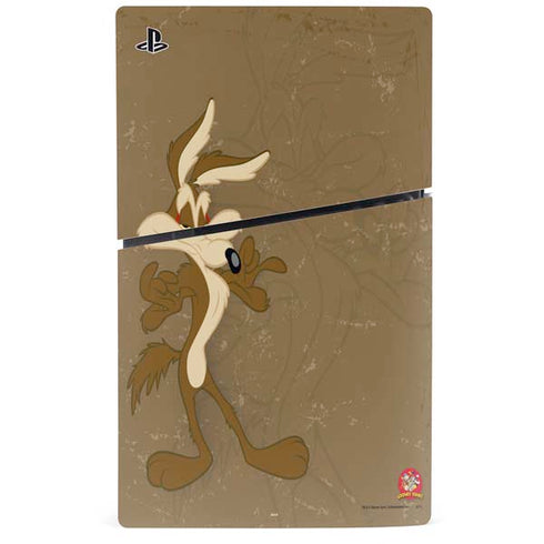 Looney Tunes Wile E Coyote Double PS5 Slim Digital Edition Console Skin