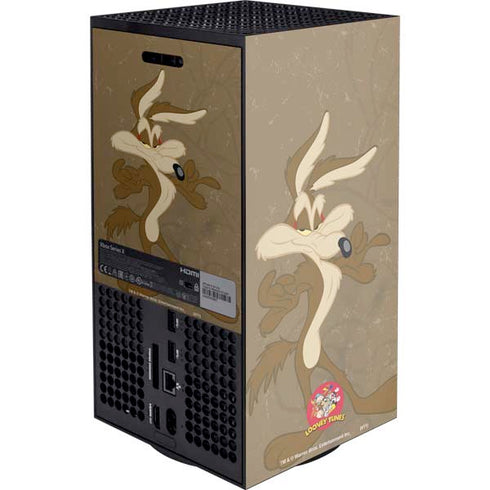 Looney Tunes Wile E Coyote Double XBox Series X Digital Edition Console Skin