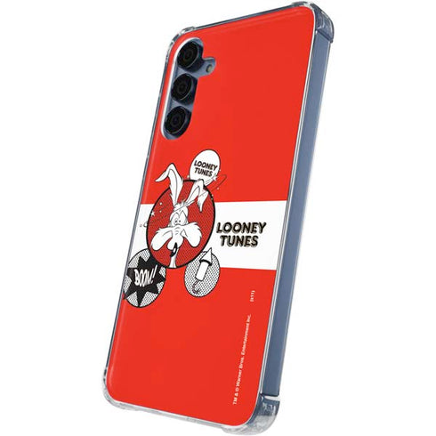 Looney Tunes Wile E Coyote Red Stripes Galaxy A35 5G Clear Case