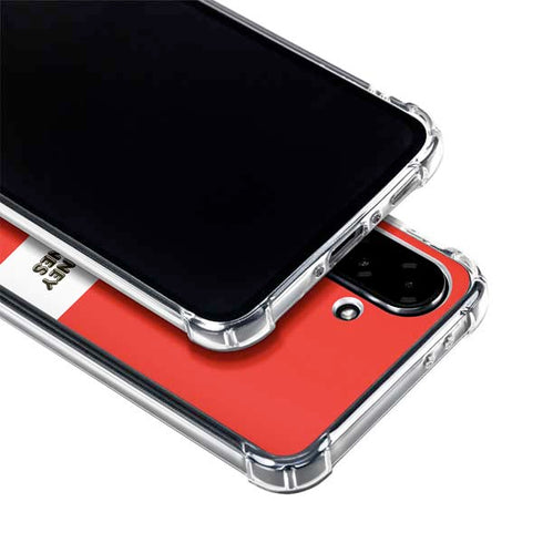 Looney Tunes Wile E Coyote Red Stripes Galaxy A36 5G Clear Case