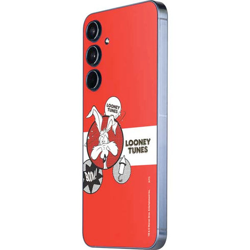 Looney Tunes Wile E Coyote Red Stripes Galaxy A36 5G Skin