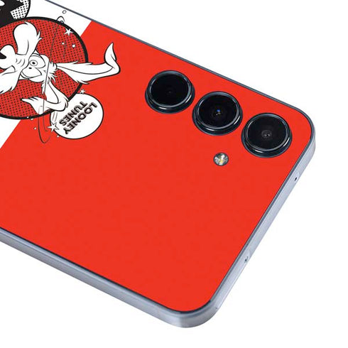Looney Tunes Wile E Coyote Red Stripes Galaxy A55 5G Skin