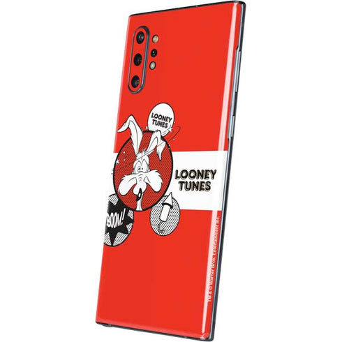 Looney Tunes Wile E Coyote Red Stripes Galaxy Note 10 Plus Skin