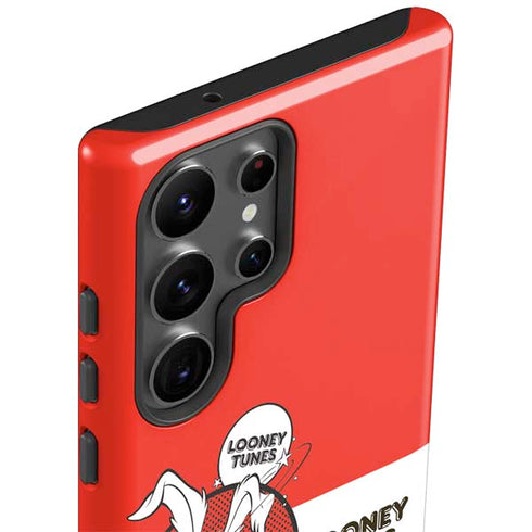 Looney Tunes Wile E Coyote Red Stripes Galaxy S23 Ultra Pro Case