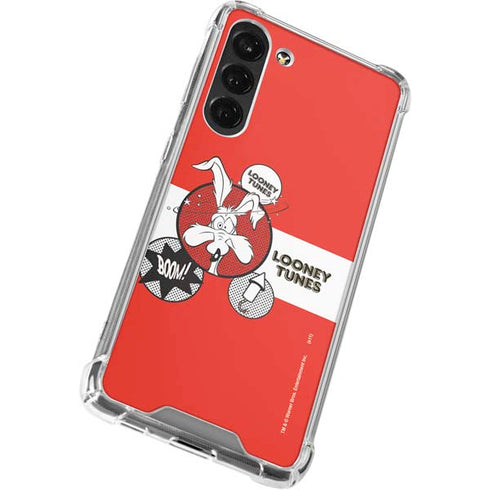 Looney Tunes Wile E Coyote Red Stripes Galaxy S24 FE Clear Case