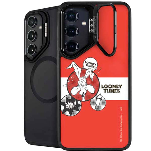 Looney Tunes Wile E Coyote Red Stripes Galaxy S25 Kickstand Case