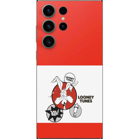 Looney Tunes Wile E Coyote Red Stripes Galaxy S25 Ultra Skin
