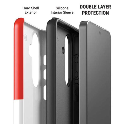 Looney Tunes Wile E Coyote Red Stripes Galaxy S26 Plus Impact Case