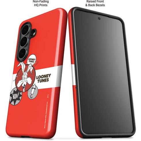 Looney Tunes Wile E Coyote Red Stripes Galaxy S26 Plus Impact Case