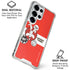 Looney Tunes Wile E Coyote Red Stripes Galaxy S26 Ultra Clear Case