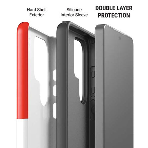 Looney Tunes Wile E Coyote Red Stripes Galaxy S26 Ultra Impact Case