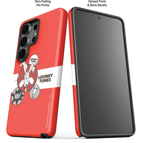 Looney Tunes Wile E Coyote Red Stripes Galaxy S26 Ultra Impact Case