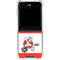 Looney Tunes Wile E Coyote Red Stripes Galaxy Z Flip6 Clear Case