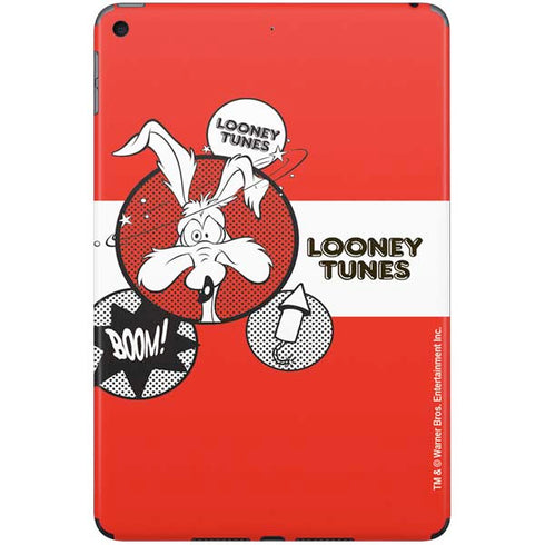 Looney Tunes Wile E Coyote Red Stripes iPad Skins