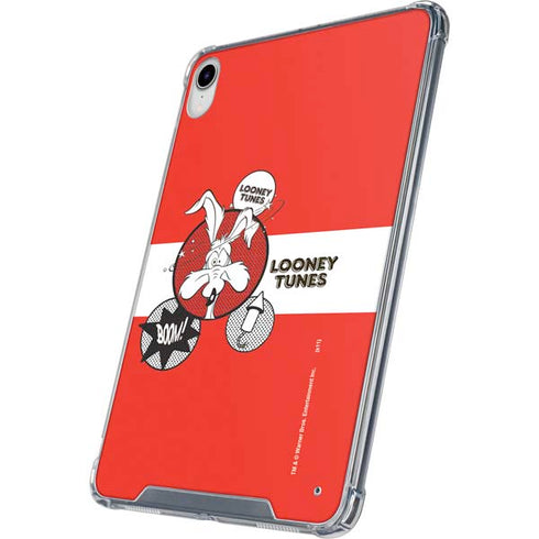 Looney Tunes Wile E Coyote Red Stripes iPad 11th Gen (2025) Clear Case