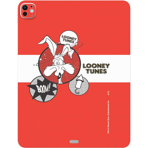 Looney Tunes Wile E Coyote Red Stripes iPad Pro 13in M4 (2024) Skin