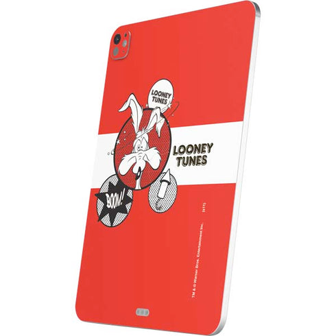 Looney Tunes Wile E Coyote Red Stripes iPad Pro 13in M4 (2024) Skin