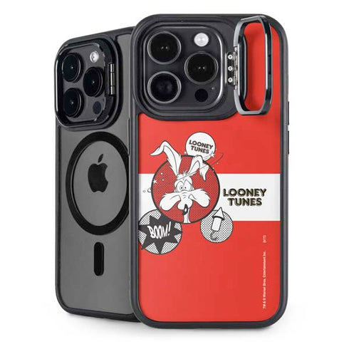 Looney Tunes Wile E Coyote Red Stripes iPhone 13 Pro Kickstand Case