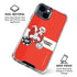 Looney Tunes Wile E Coyote Red Stripes iPhone 15 Clear Case