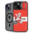 Looney Tunes Wile E Coyote Red Stripes iPhone 15 Plus Kickstand Case