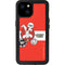 Looney Tunes Wile E Coyote Red Stripes iPhone 15 Plus Waterproof Case