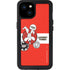 Looney Tunes Wile E Coyote Red Stripes iPhone 15 Plus Waterproof Case