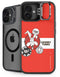 Looney Tunes Wile E Coyote Red Stripes iPhone 16 Kickstand Case
