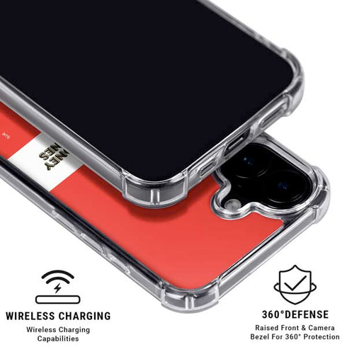 Looney Tunes Wile E Coyote Red Stripes iPhone 16 MagSafe Case