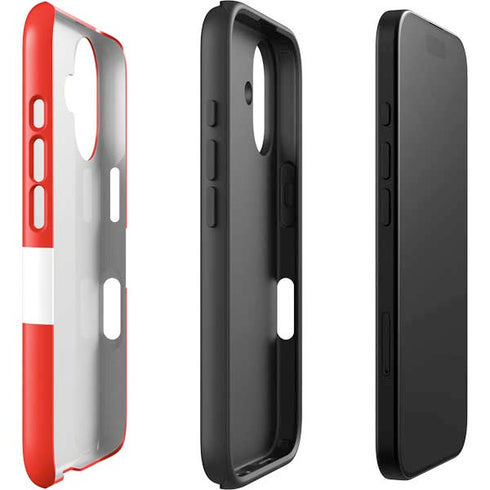 Looney Tunes Wile E Coyote Red Stripes iPhone 16 Plus Impact Case