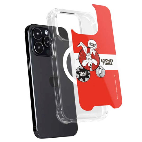 Looney Tunes Wile E Coyote Red Stripes iPhone 16 Pro MagSafe Case