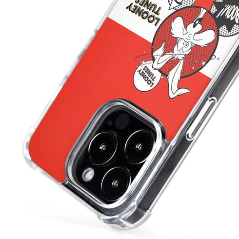 Looney Tunes Wile E Coyote Red Stripes iPhone 16 Pro MagSafe Case