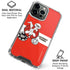 Looney Tunes Wile E Coyote Red Stripes iPhone 16 Pro Max Clear Case