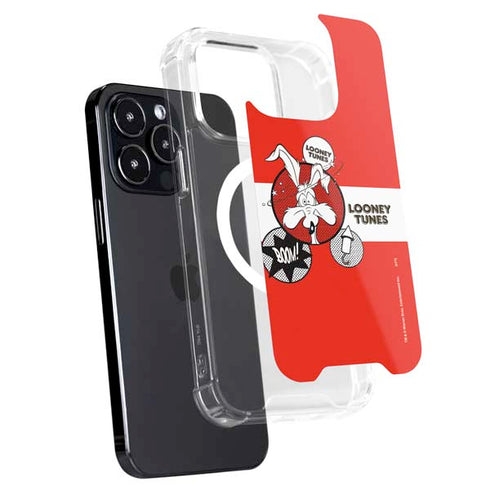 Looney Tunes Wile E Coyote Red Stripes iPhone 16 Pro Max MagSafe Case