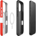 Looney Tunes Wile E Coyote Red Stripes iPhone 16 Pro Max Magsafe Impact Case