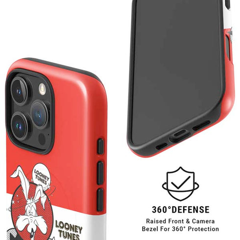 Looney Tunes Wile E Coyote Red Stripes iPhone 16 Pro Max Magsafe Impact Case